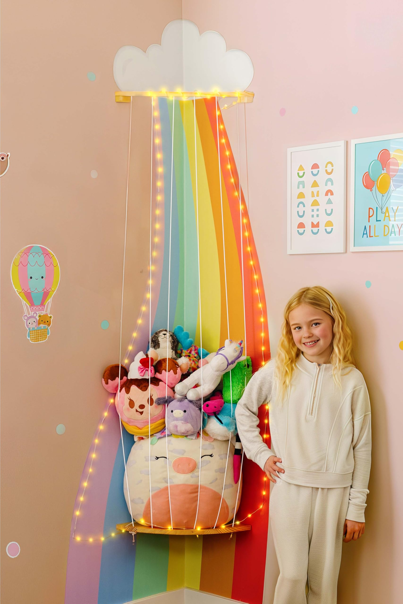 置物 nashu4mama Amazon.com : PUTSKA Corner Stuffed Animal Storage, Wall Mounted