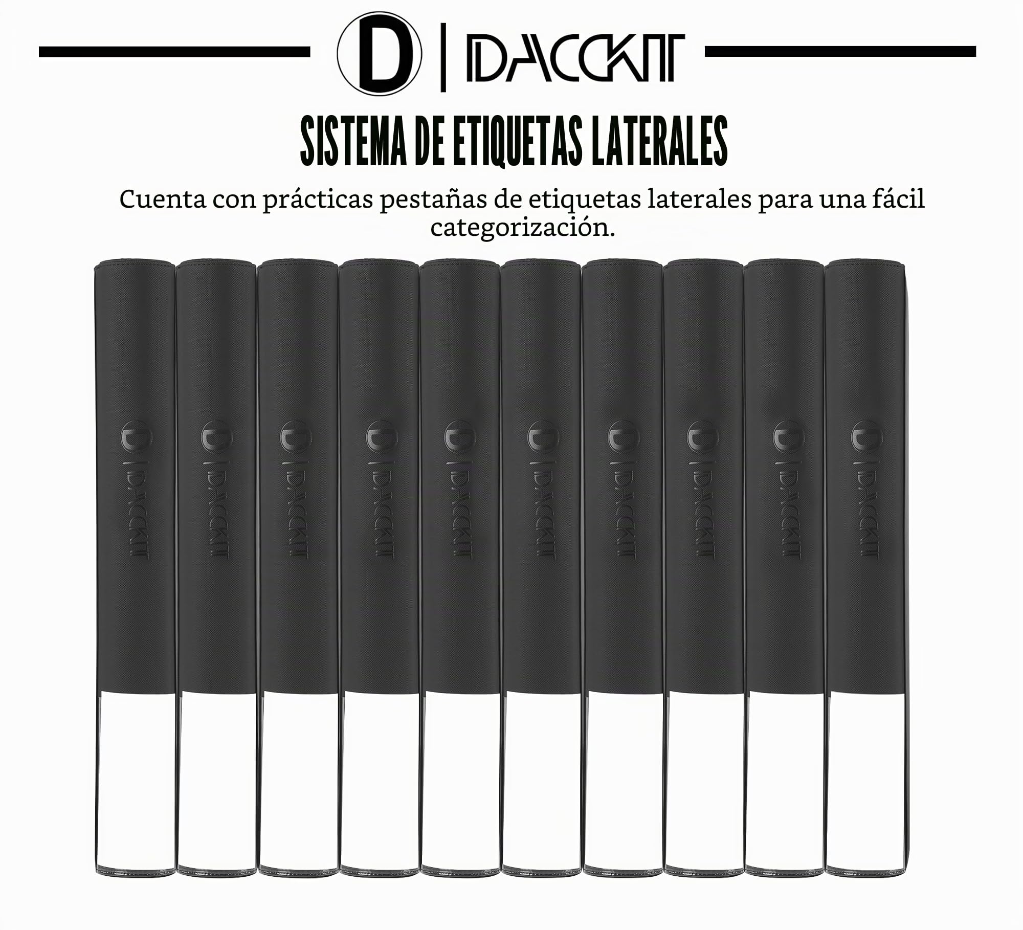 D DACCKIT Carpeta de cómics, álbum de cómics con fundas para cómics regulares y cómics en bolsa y abordado, carpeta de almacenamiento de cómics con capacidad para 24 cómics (modelo A, negro clásico)