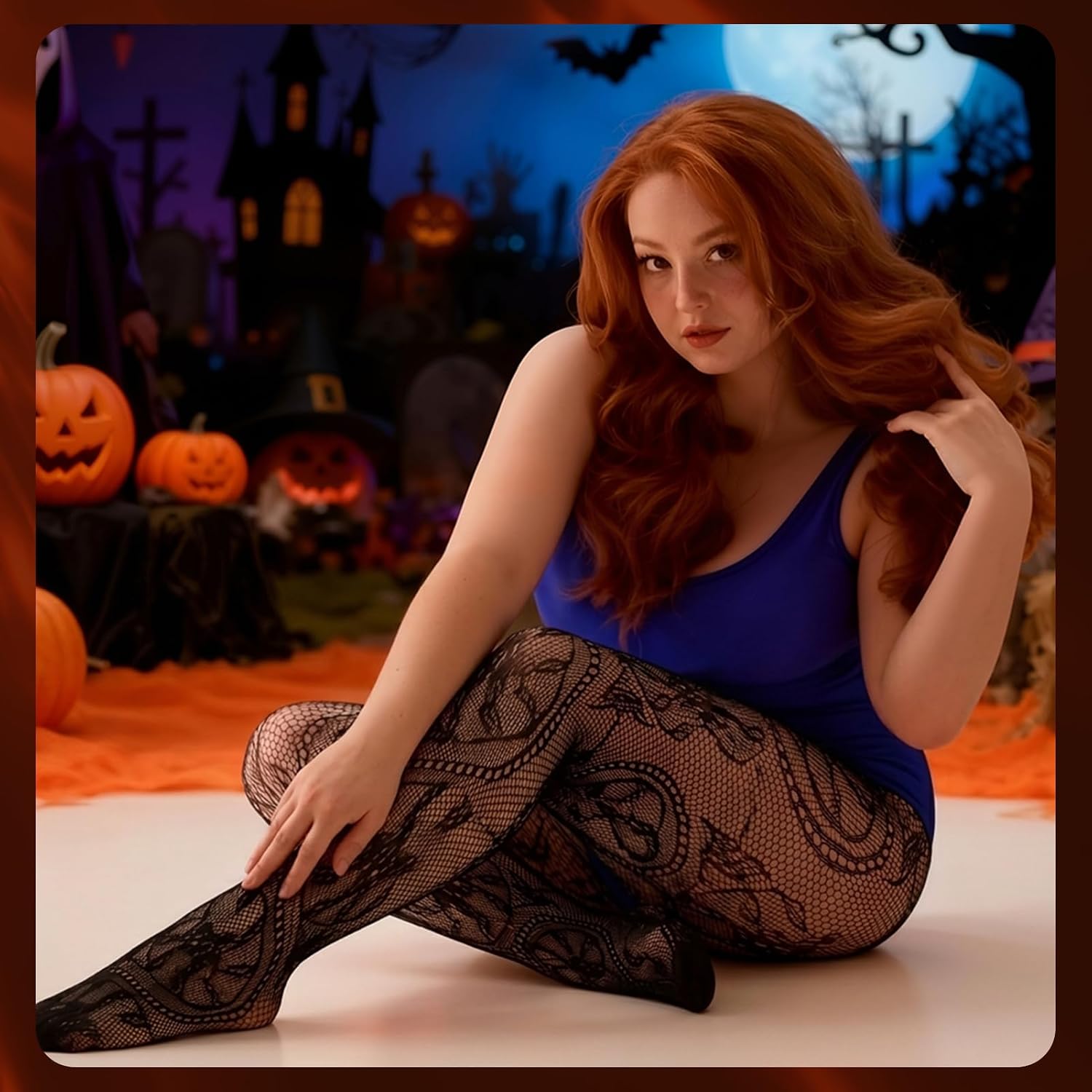 4 Pairs Plus Size Fishnet Stockings for Women, Sexy Black Fishnets Tights Pantyhose Tights High Waist Mesh Stocking