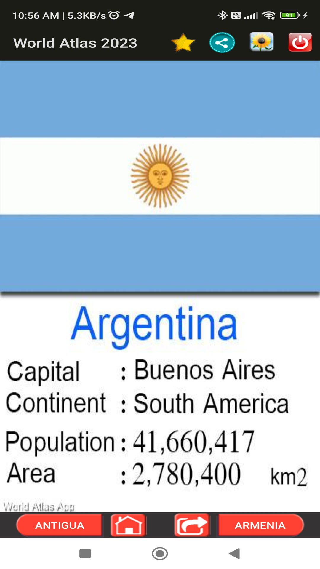 World Countries Atlas 2023 - App on the Amazon Appstore