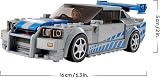 LEGO Speed Champions Nissan Skyline GT-R (R34) de 2 Fast 2 Furious, Maqueta de Coche Juguete para Construir, Minifigura de Brian O'Conner, Set 2023, Regalo para Niños y Niñas de 9 Años o Más 76917 - 8