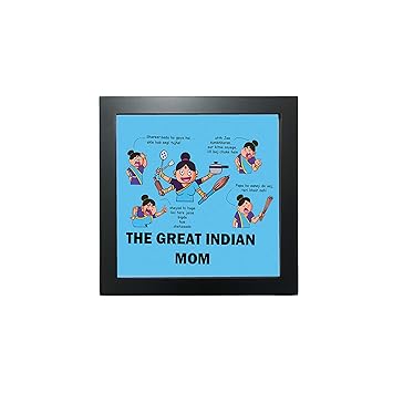 Northland The Great Indian Mom Table/Desk Frame - Ideal Gift for Mother Mom Birthday Gift Mothers Day