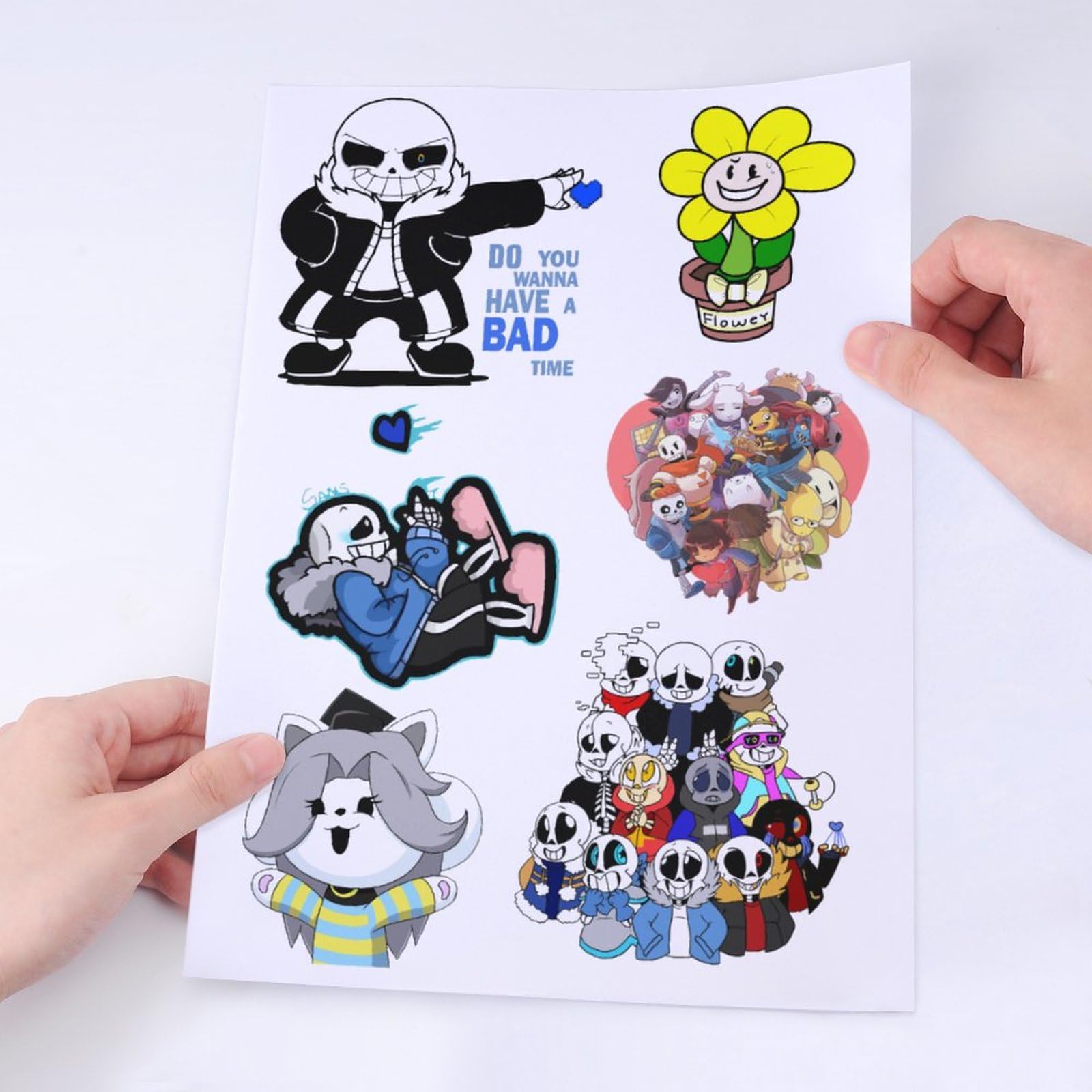 104 Undertale アンダーテール　ステッカー　シール アンダーテール ステッカー for Undertale 50枚セット シール