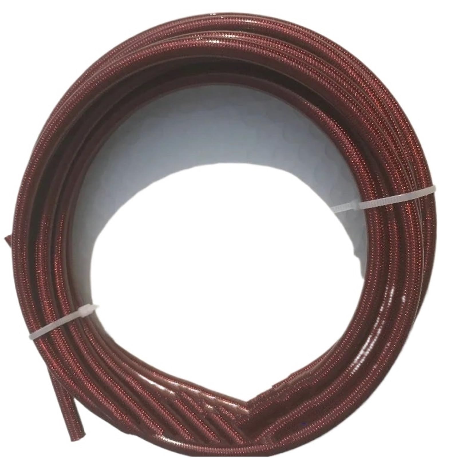 zestaw przewodów hamulcowych 1 m Kolorowy przewód hamulcowy wyścigowy AN3 (3,2 mm 1/8" ID) pokryty PVC/PU, pleciony z nylonu ze stali nierdzewnej(Brown)