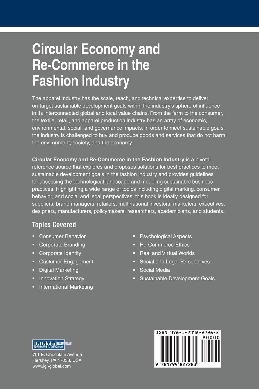 Circular Economy and Re-commerce in the Fashion Industry