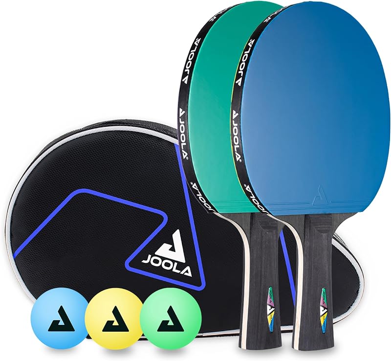 Tischtennisschläger Set Colorato, Colorato Duo und Black&White - Ideal für Familien, Anfänger und Profis
