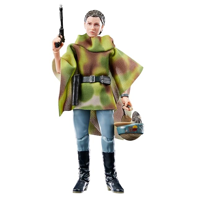 Foto 3 de 8 de Star Wars The Black Series Princess Leia (Endor), Regreso del JediFigura de colección a Escala de 15 cm