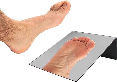 Miniatura 9 de Marketing Holders Paquete de 4 espejos acrílicos de 8 x 10 pulgadas, espejos inclinados en forma de L de caballete para tienda de joyería, quiosco