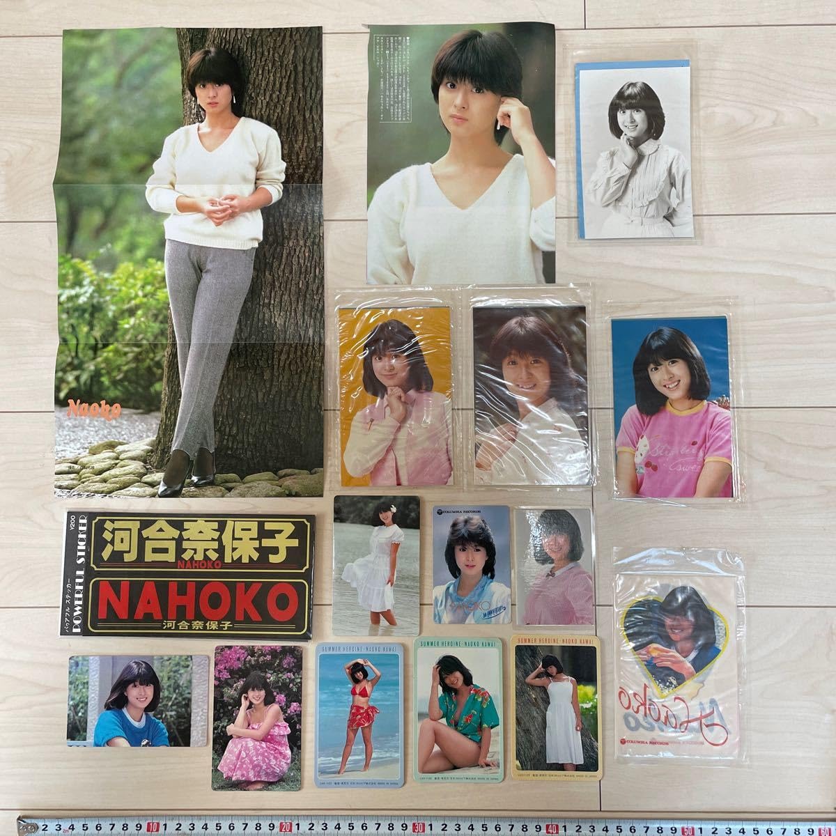 Amazon | 河合奈保子 プロマイド 水着 歌詞カード ステッカー
