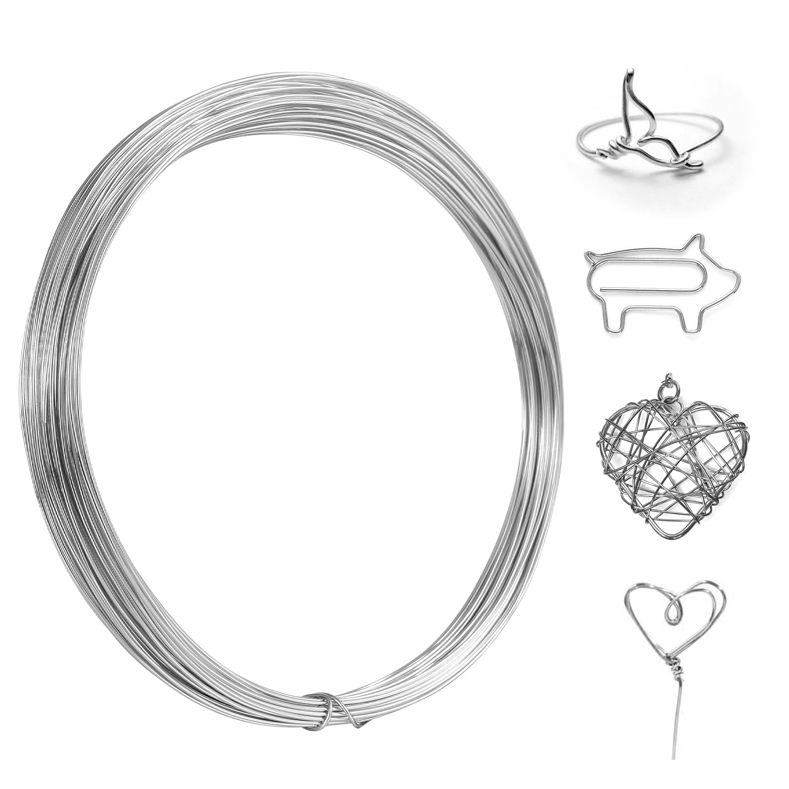 Filo Di Ferro Modellabile 1 Mm - 150 M Per Bigiotteria, Gioielli, Bonsai E Artigianato