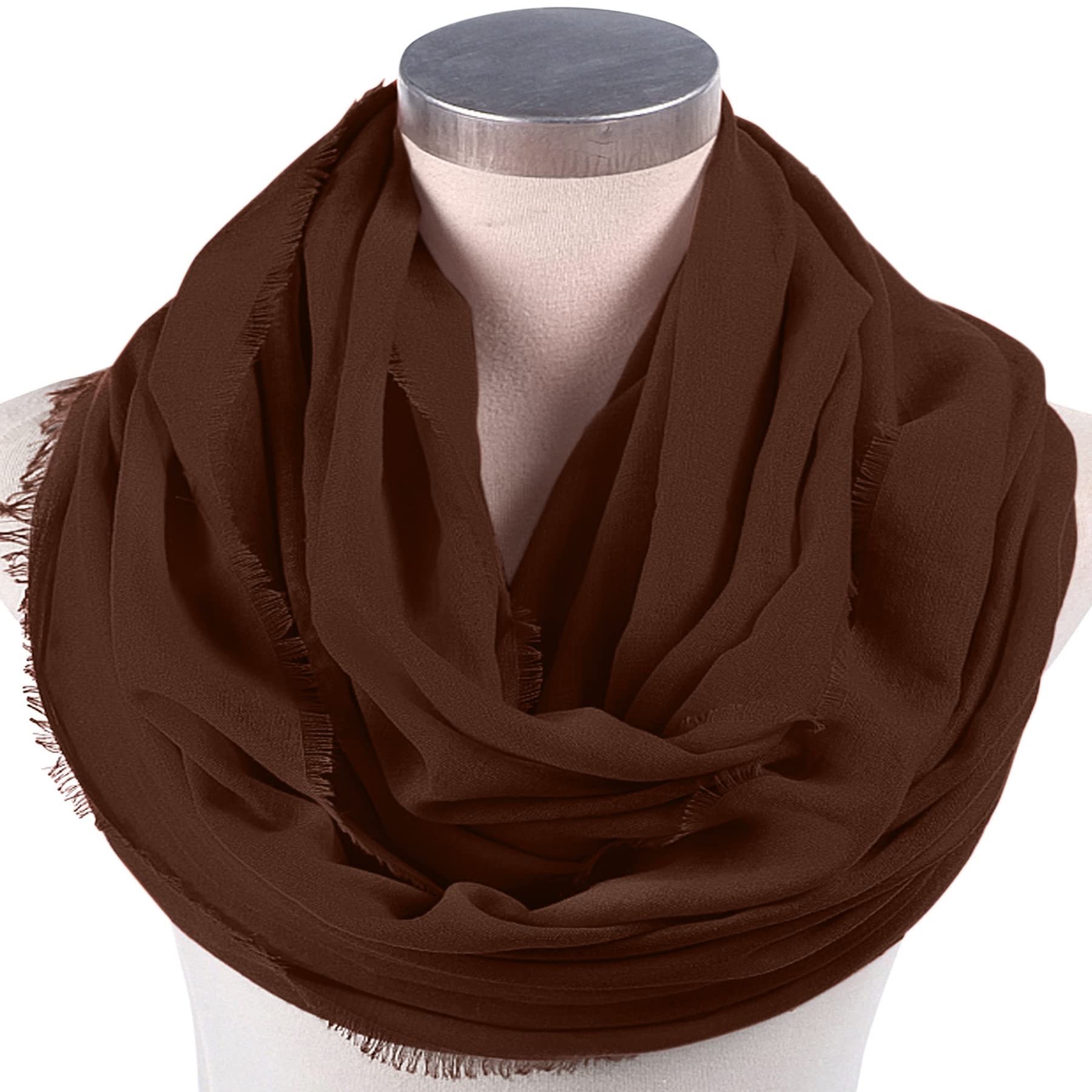 CJ Apparel Mobius Infinity Sciarpa Snood Cowl Circular Tube Eternity Scialle NUOVO