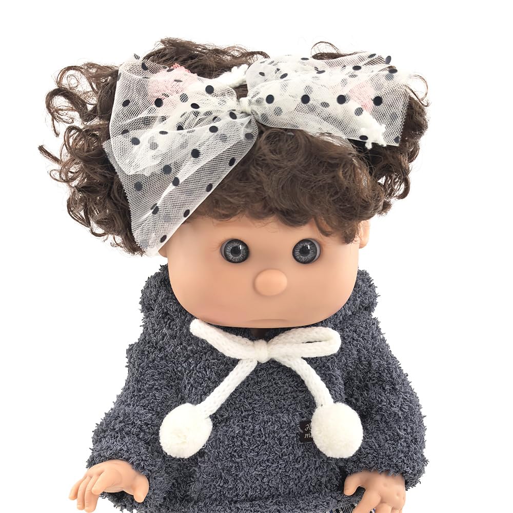 TACHAN - Nora lalka ogórek 40 cm - Ciekawa i obserwator - pulchne buflety i Twarz Słodka (CPA Toy Group 788T00997)