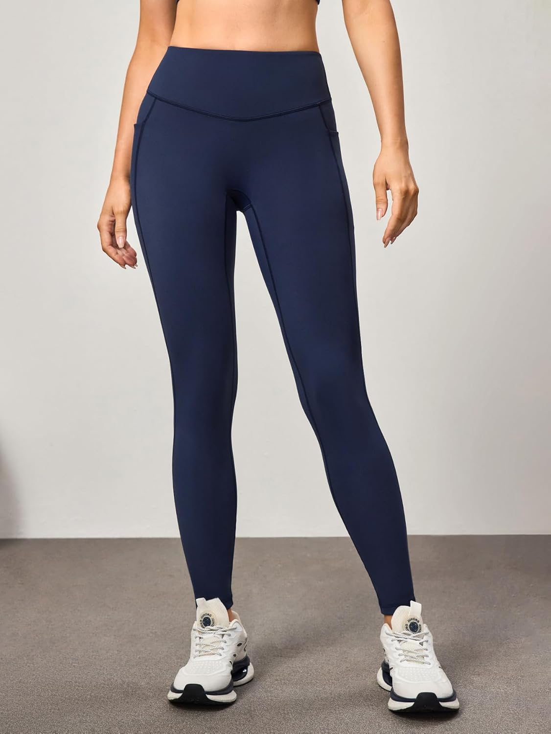 RIHOAS Yoga Pants with Pockets for Women High Waist Tummy Control Lifting 7/8 Length Workout Leggings Gym Running Fitness - Image 2