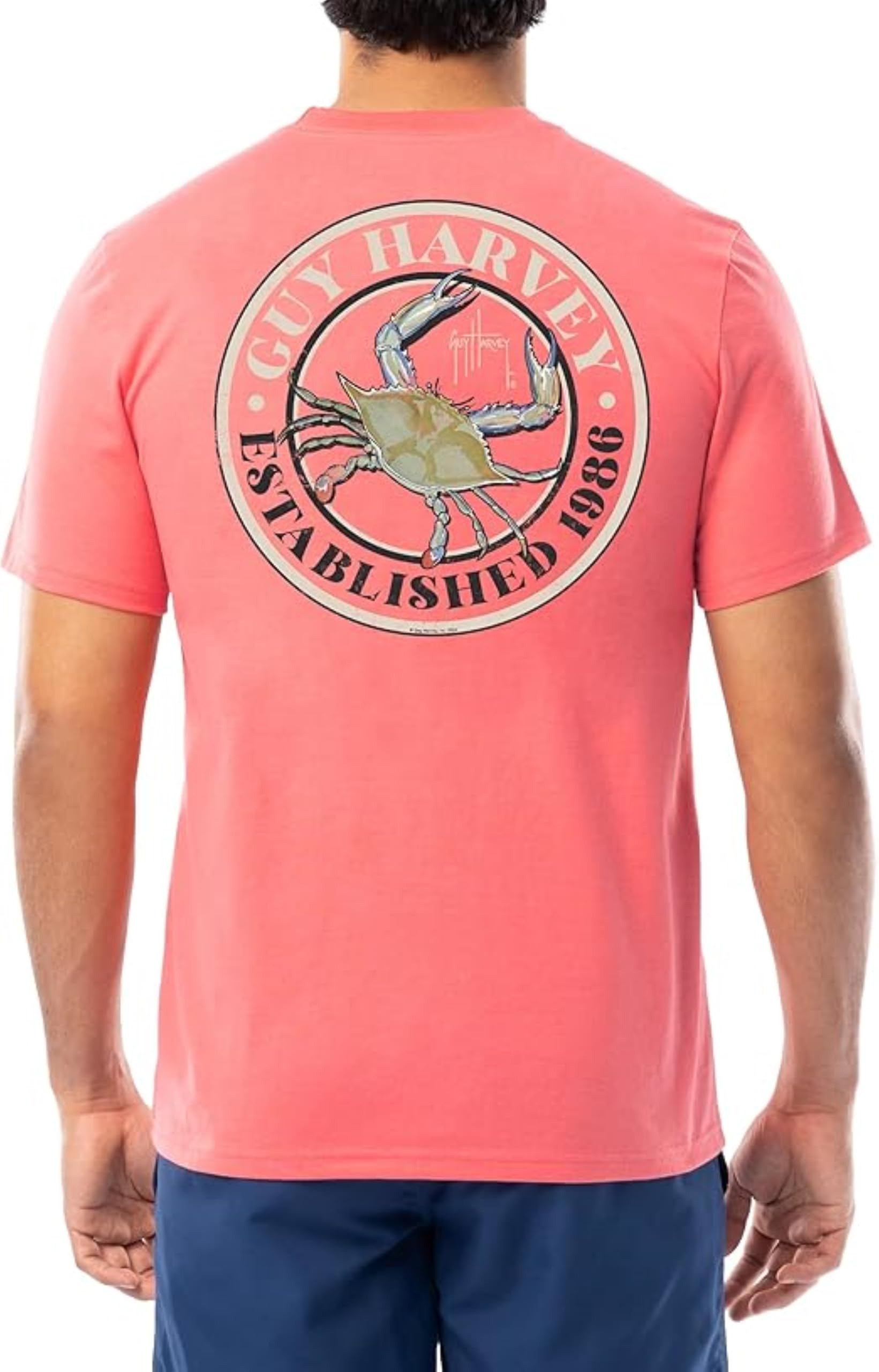 Guy Harvey Men’s Short Sleeve OG Cotton Graphic T-Shirt