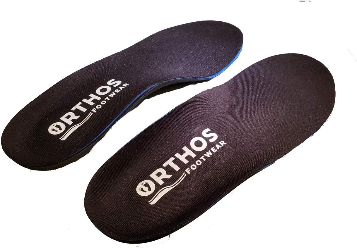 Orthos Footwear Orthotic Insoles - Full Length - Black - Fabric - L - Mens 15+