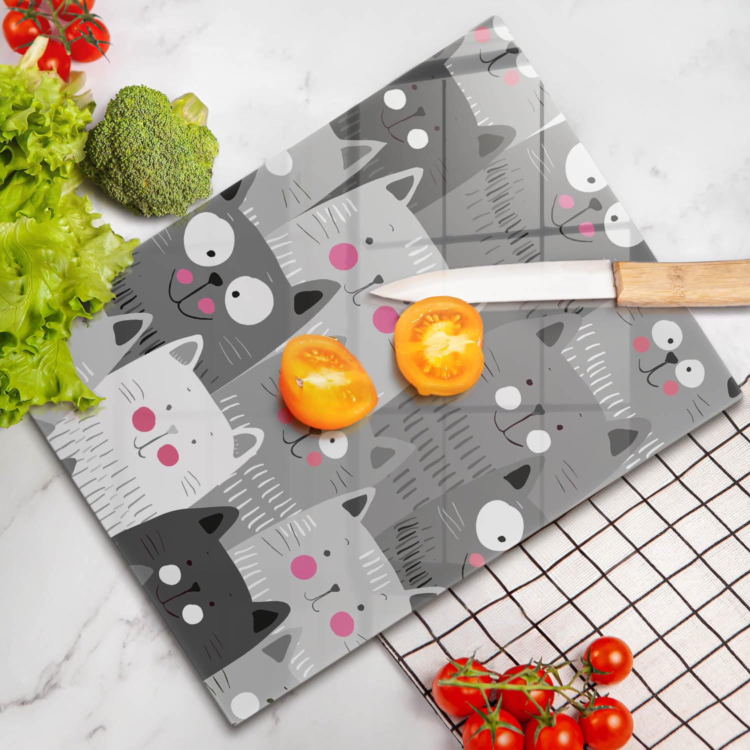 Tabla de aperitivos | Gris | Superficie impresa