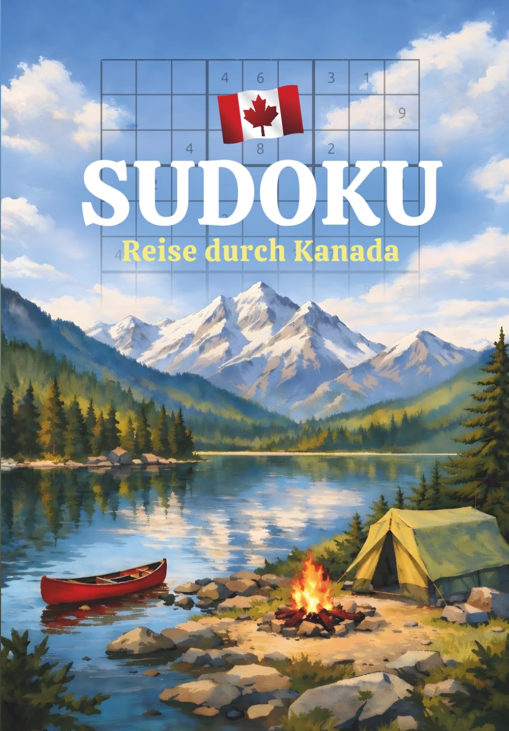 SUDOKU Reise durch Kanada: Rätseln & Träumen zwischen Bergen, Wäldern & Seen - Der perfekte Reisebegleiter für unterwegs.