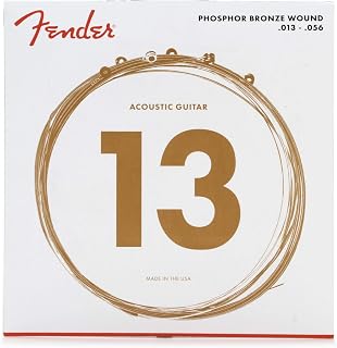 Encordoamento Fender 60M 013-056 Phosphor Bronze