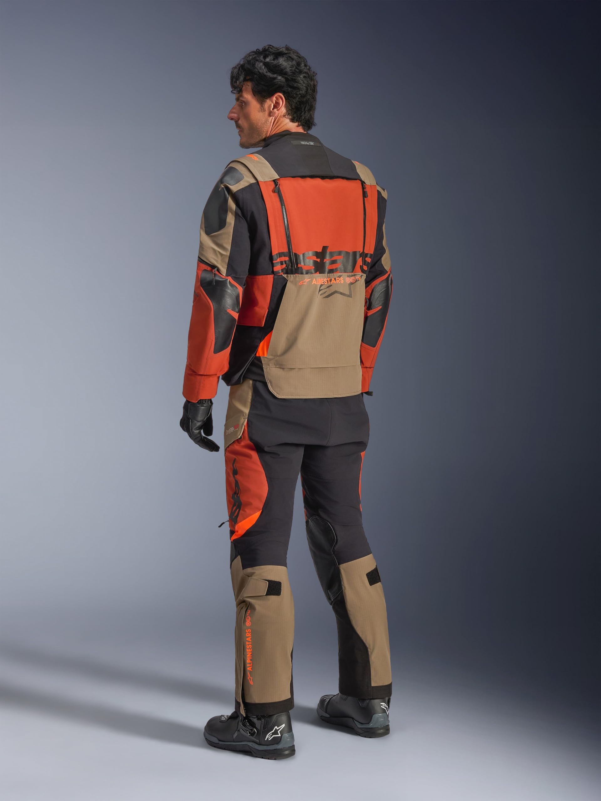 Alpinestars Harok Pro Drystar XF wodoodporna kurtka tekstylna motocyklowa, czarny/pomarańczowy, 2XL