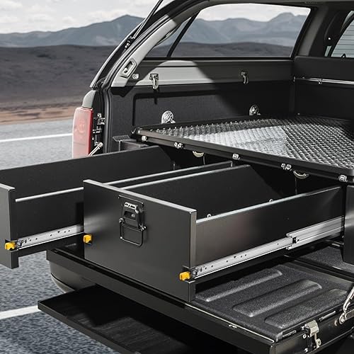 Miniatura 8 de VEVOR Diapositivas de cajón resistentes, 1 par de correderas de cajón de bloqueo de 18 pulgadas, Capacidad de carga de 500 libras, Guías de cajón