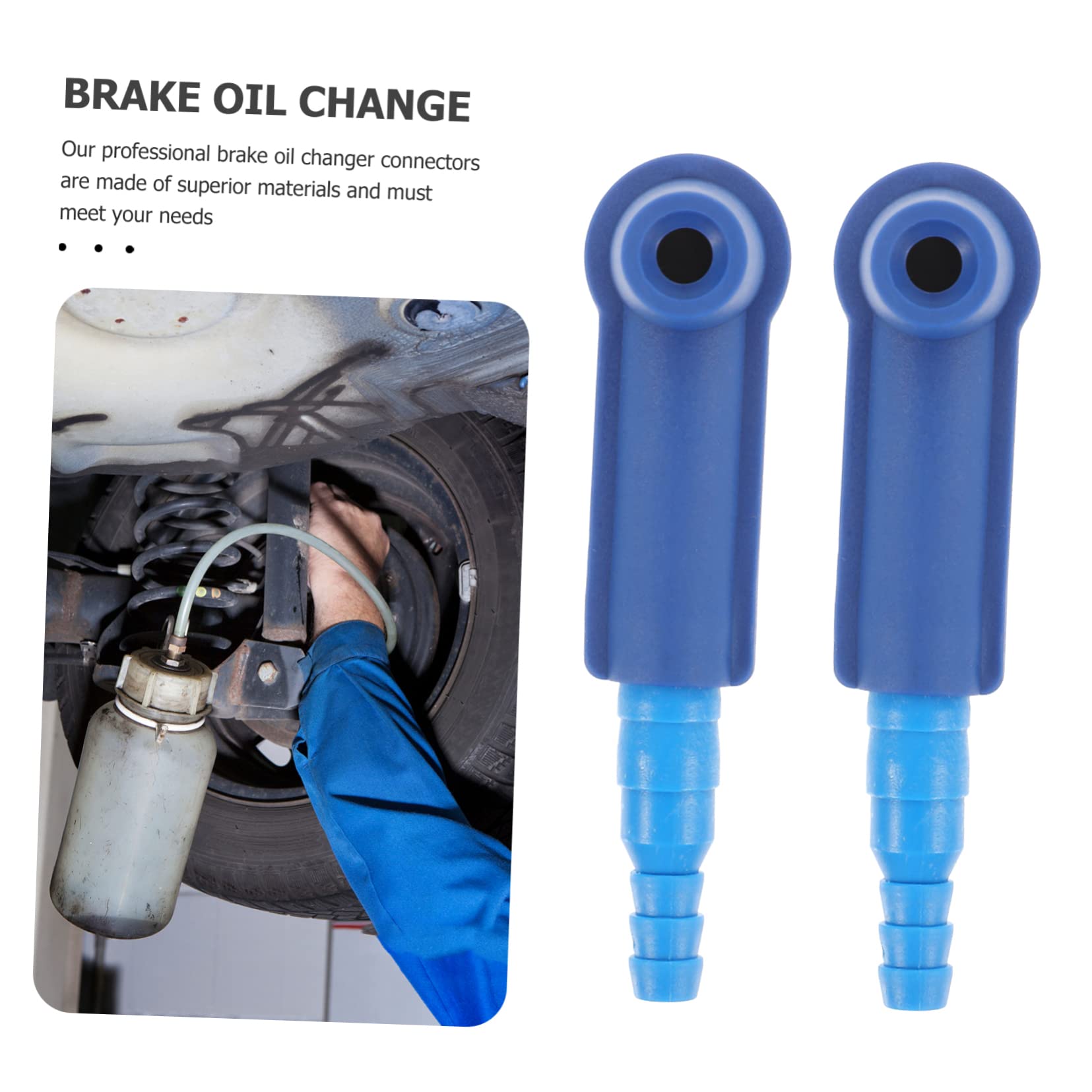 EXAOMBLE 5pcs Brake Fluid Replacement Tool Easy Install Brake Oil Changing Connectors Durable Auto Exchange Tool for Convenient