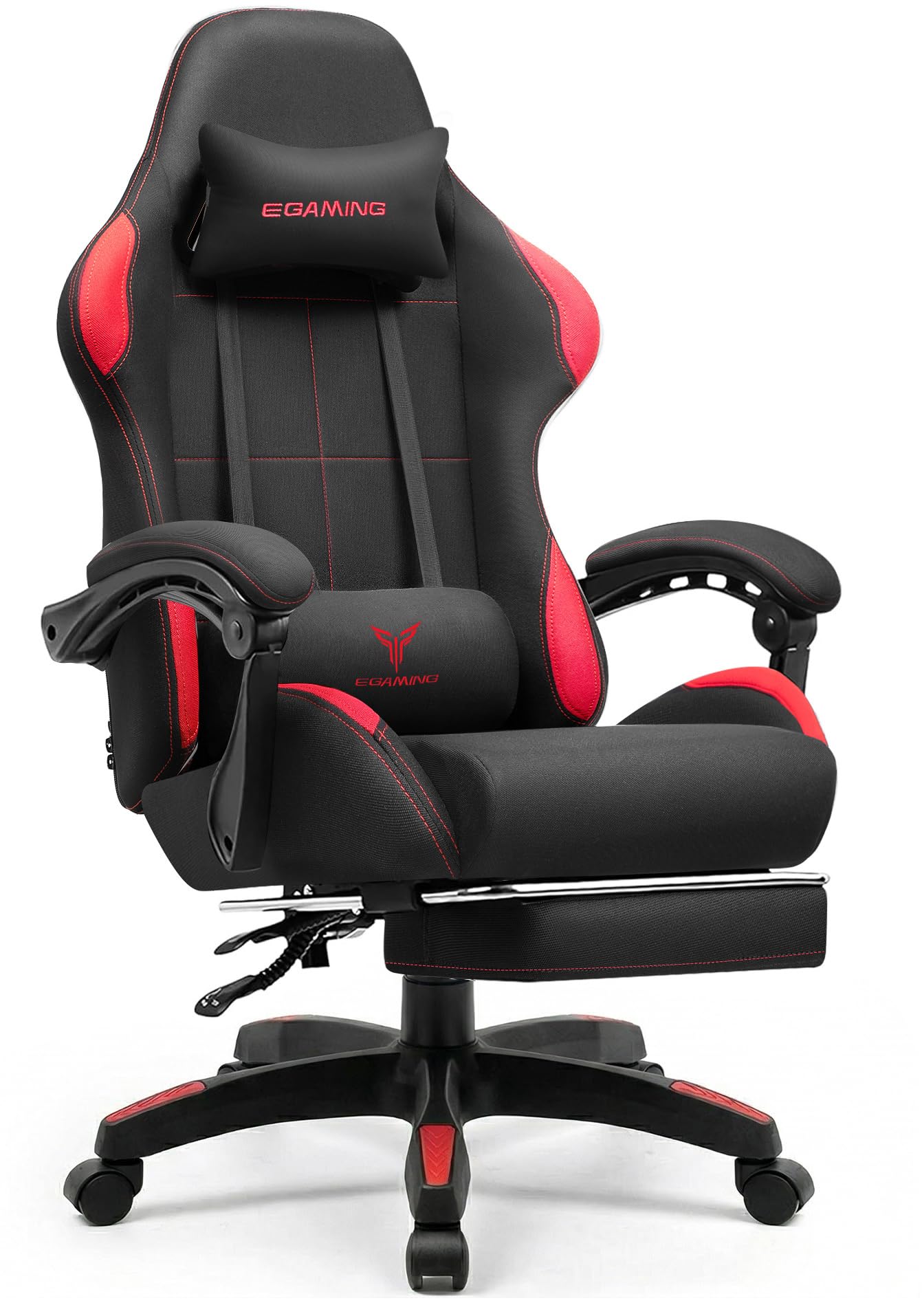 Amazon.co.jp: LUCKRACER ゲーミングチェア ファブリック 人間工学