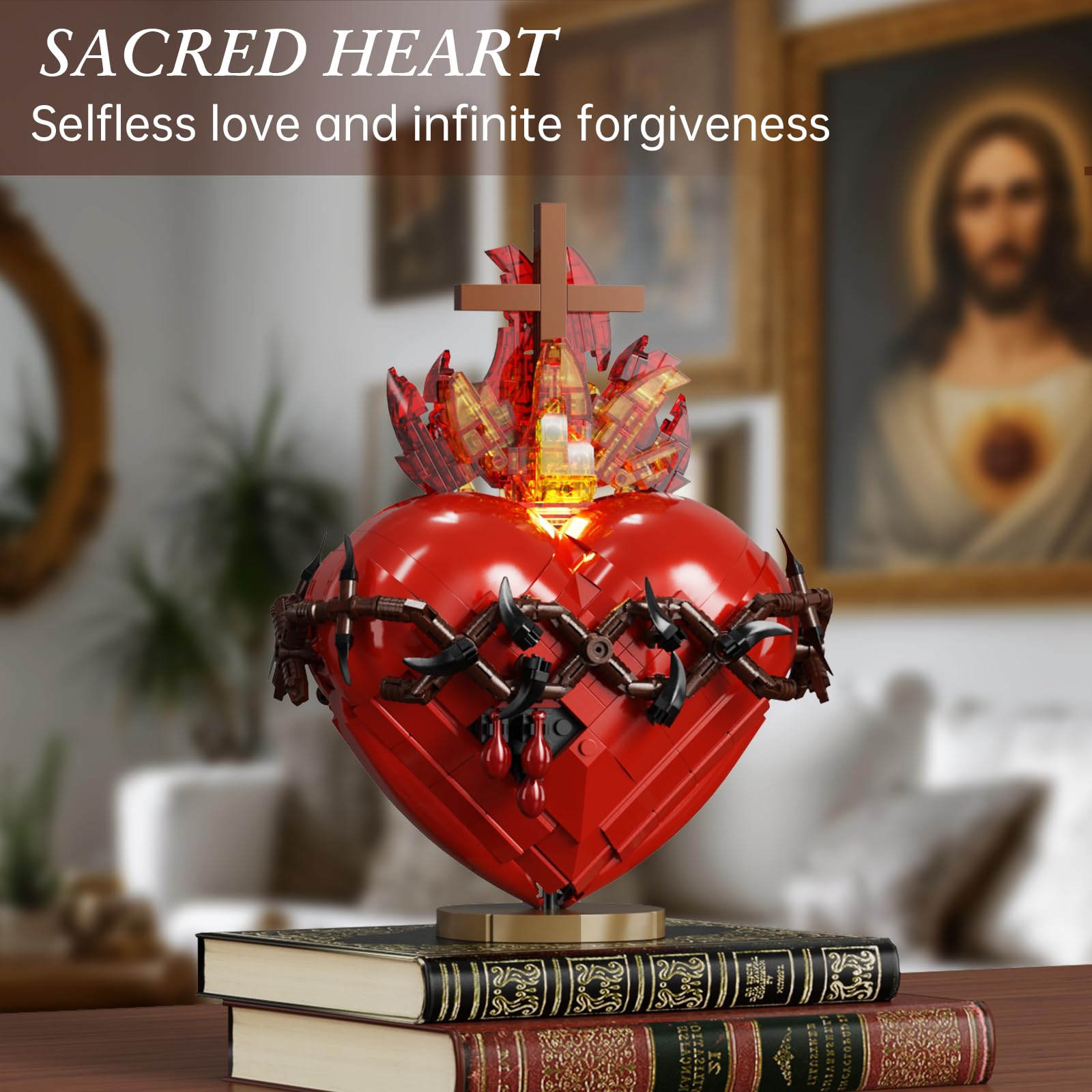 Sacred Heart of Jesus Building Block Set,Sacred Heart Building