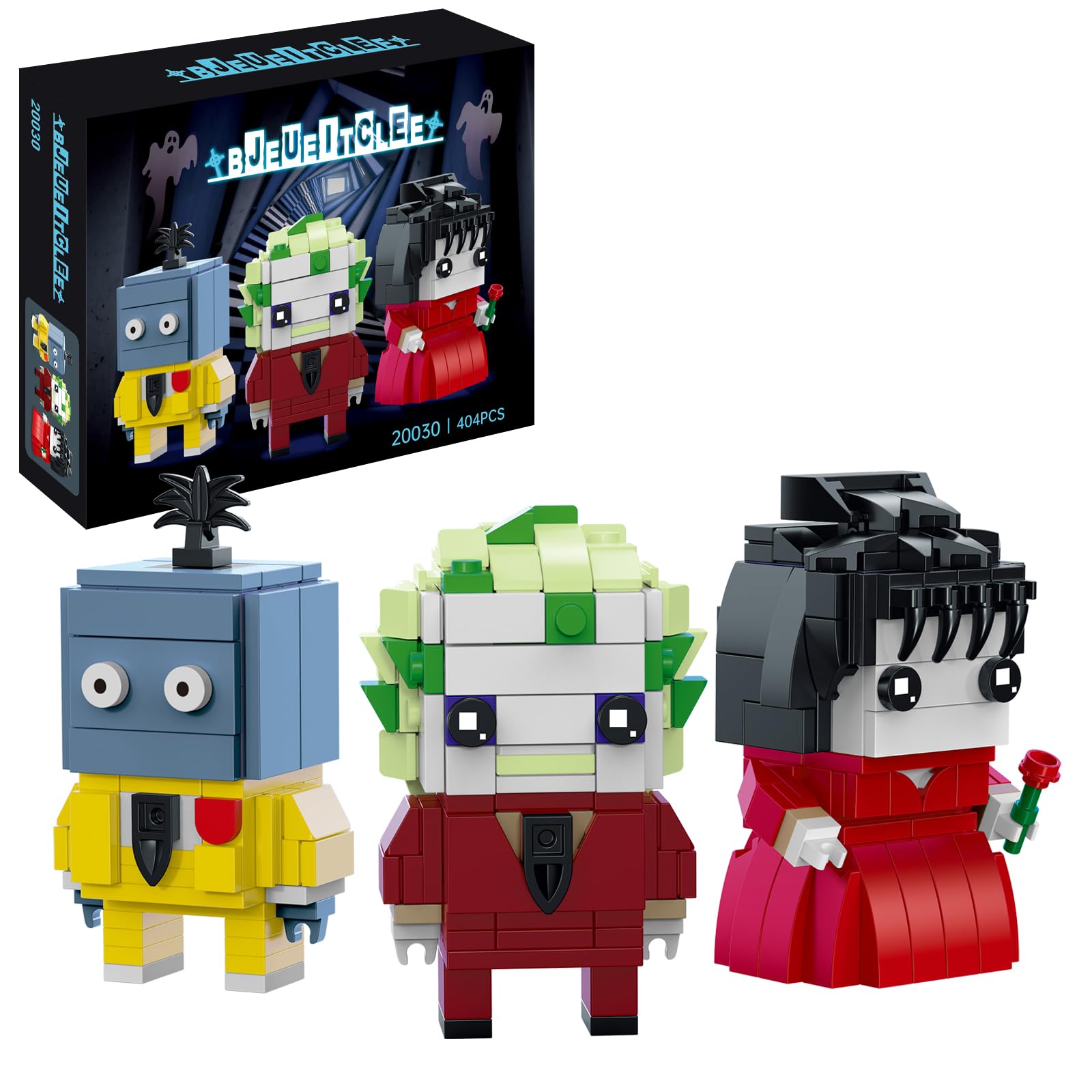 Horror Action Figure Toy Building Set Compatible with Lego for Adults,Halloween Decor Toy for Girls and Boys 12 Years Up 404 pcs