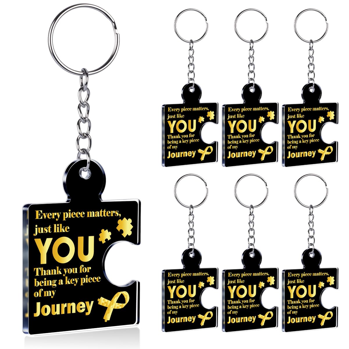 Team Appreciation Gifts Bulk Thank You Keychains for Coworkers