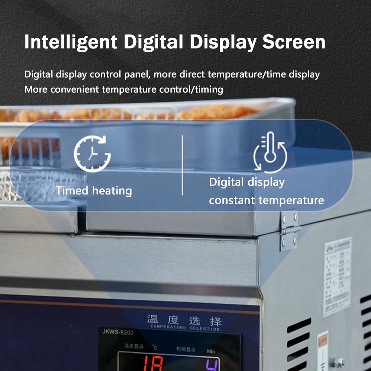 Commercial Gas Deep Fryer, Countertop Electric Deep Fryer Fat Fry, Stainless Steel Fryer French Fries, Double Single Tanks