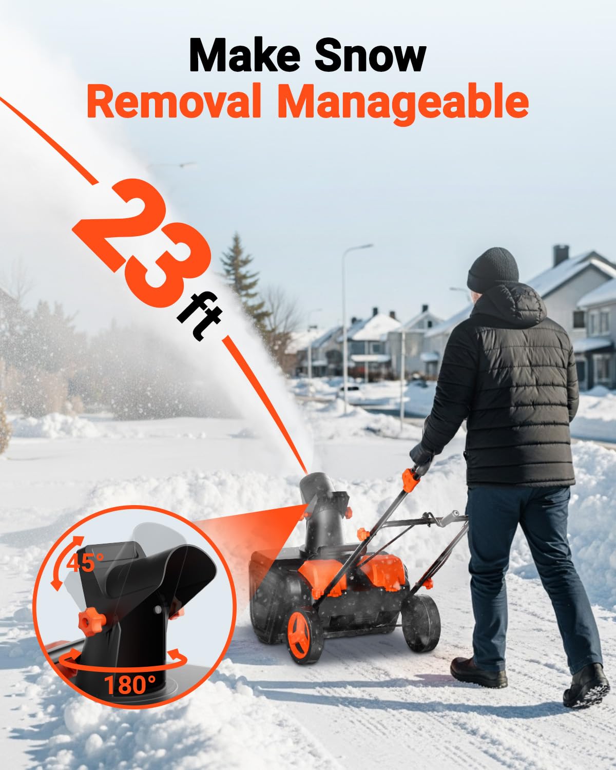 Amazon.co.jp: VOLTASK (ボルタスク) 48V コードレス除雪機 48ボルト