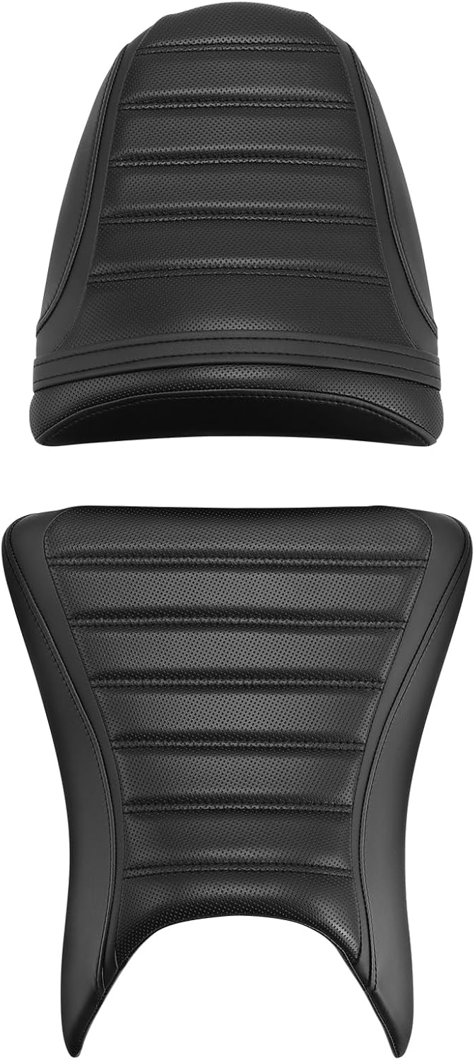 Green-L Rider&Passenger Seat Fit for Kawasaki 2003-2004 Ninja ZX6R ZX636 ZX6RR ZX600 Driver Cushion Pillion ZX 6R 6RR Set Custom