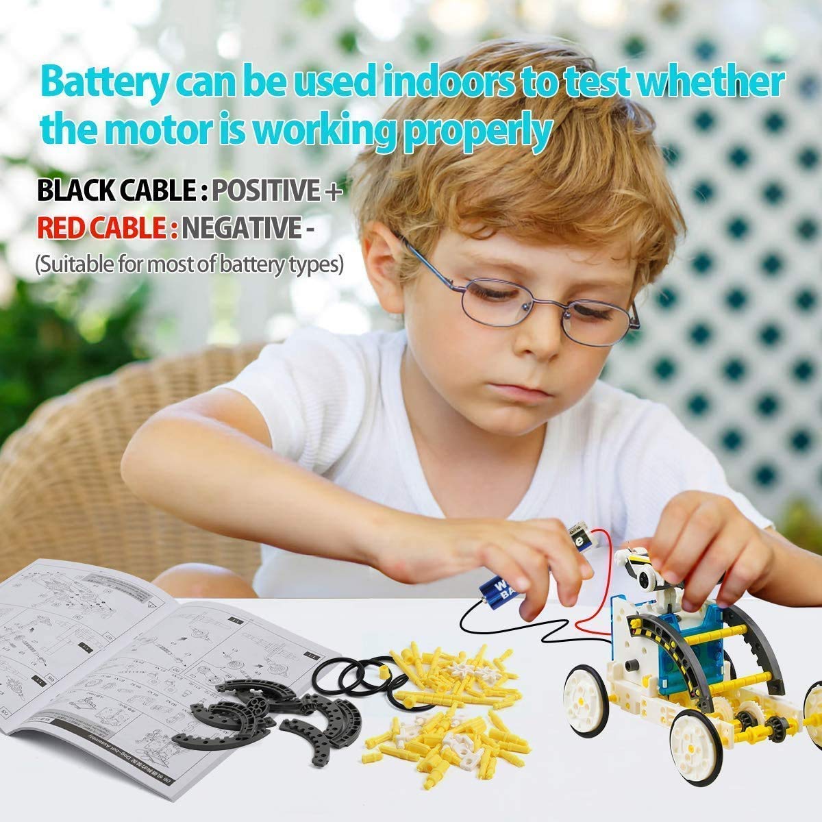 Sevriza Toys for 5-10 Year Old Boys and Girls, 13-in-1 Education Solar Robot Toys Solar & 13 in 1 Magnetic Family Board Game. 4
