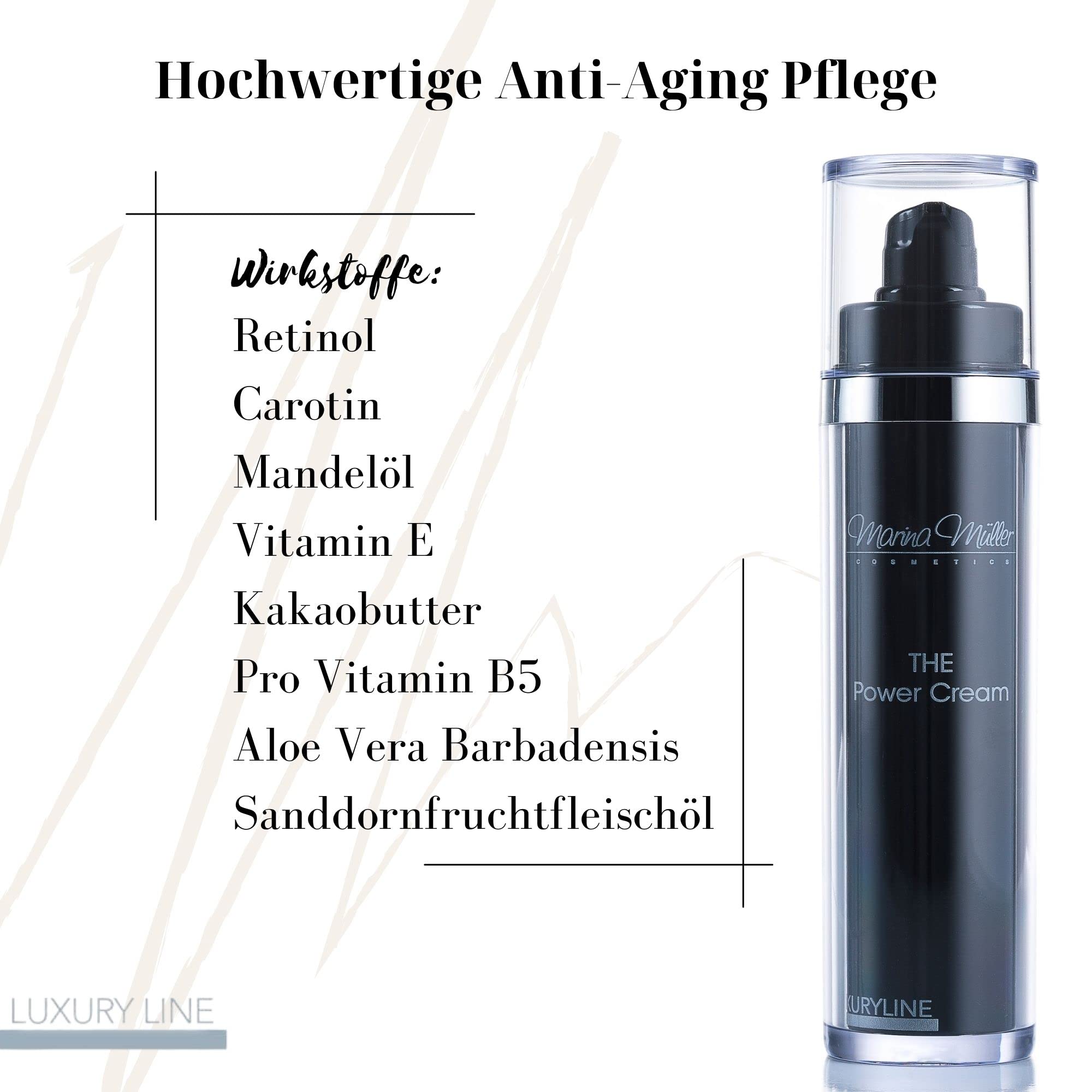 Hochwertige Anti-Aging Tages und Nachtcreme für Frauen und Männer - Wohltuende Wirkstoffe wie Retinol - Q10 - Panthenol sorgen für ein sanftes und angenehmes Hautgefühl. Vegan
