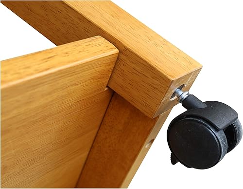 Miniatura 6 de International Concepts - Carrito mediano para microondas, color roble