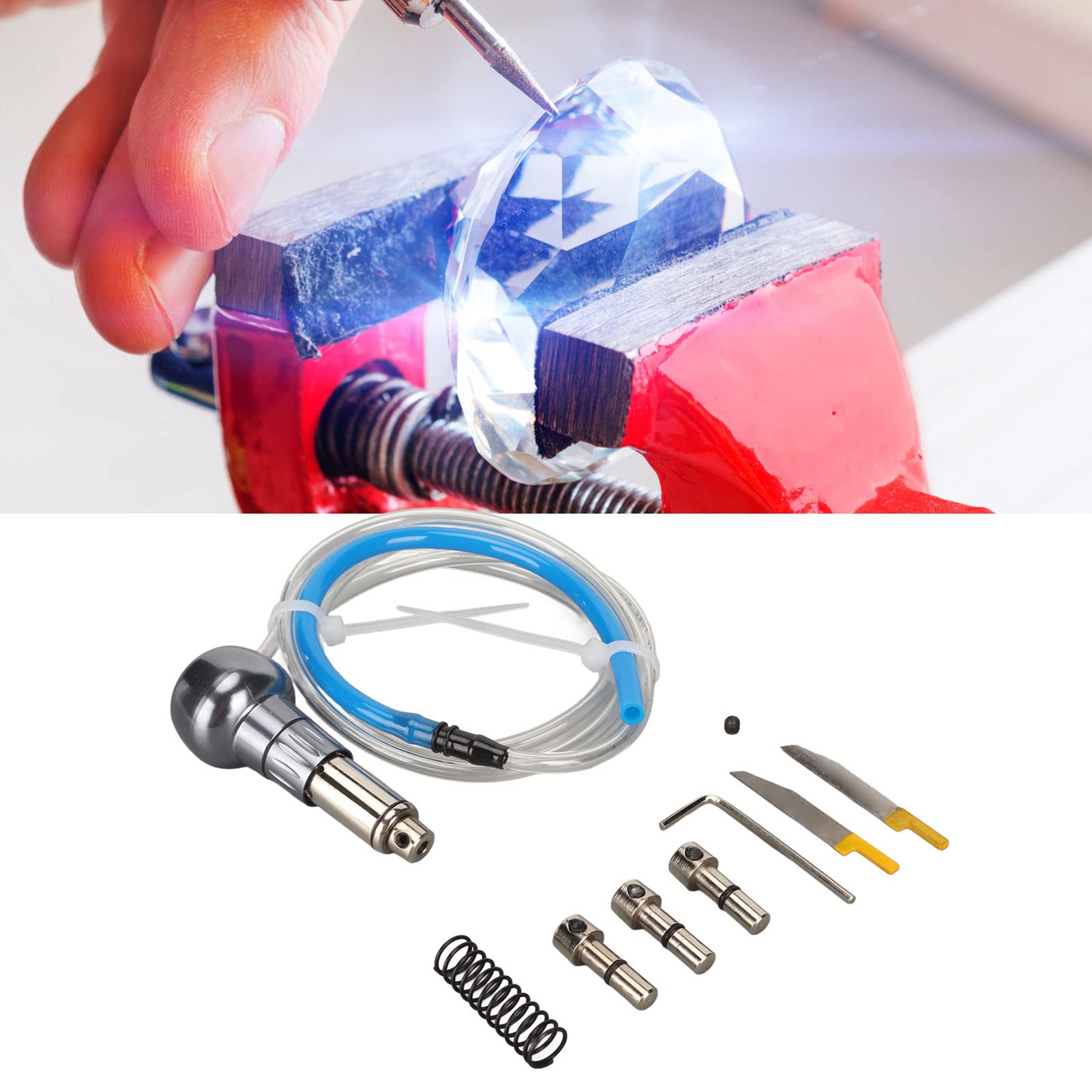 Herramientas de grabado de joyas de resorte para usar con máquina neumática en taller