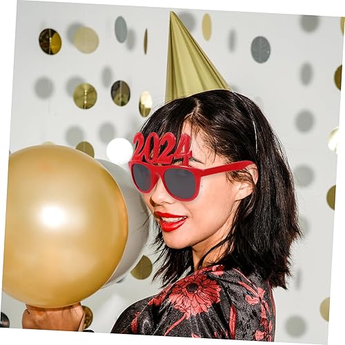 Miniatura 6 de Gafas de Feliz Año Nuevo 2024 Gafas de Nochevieja Divertidos Anteojos Accesorios para Fotos Elegante Año Nuevo Clase de 2024 Suministros de gafas