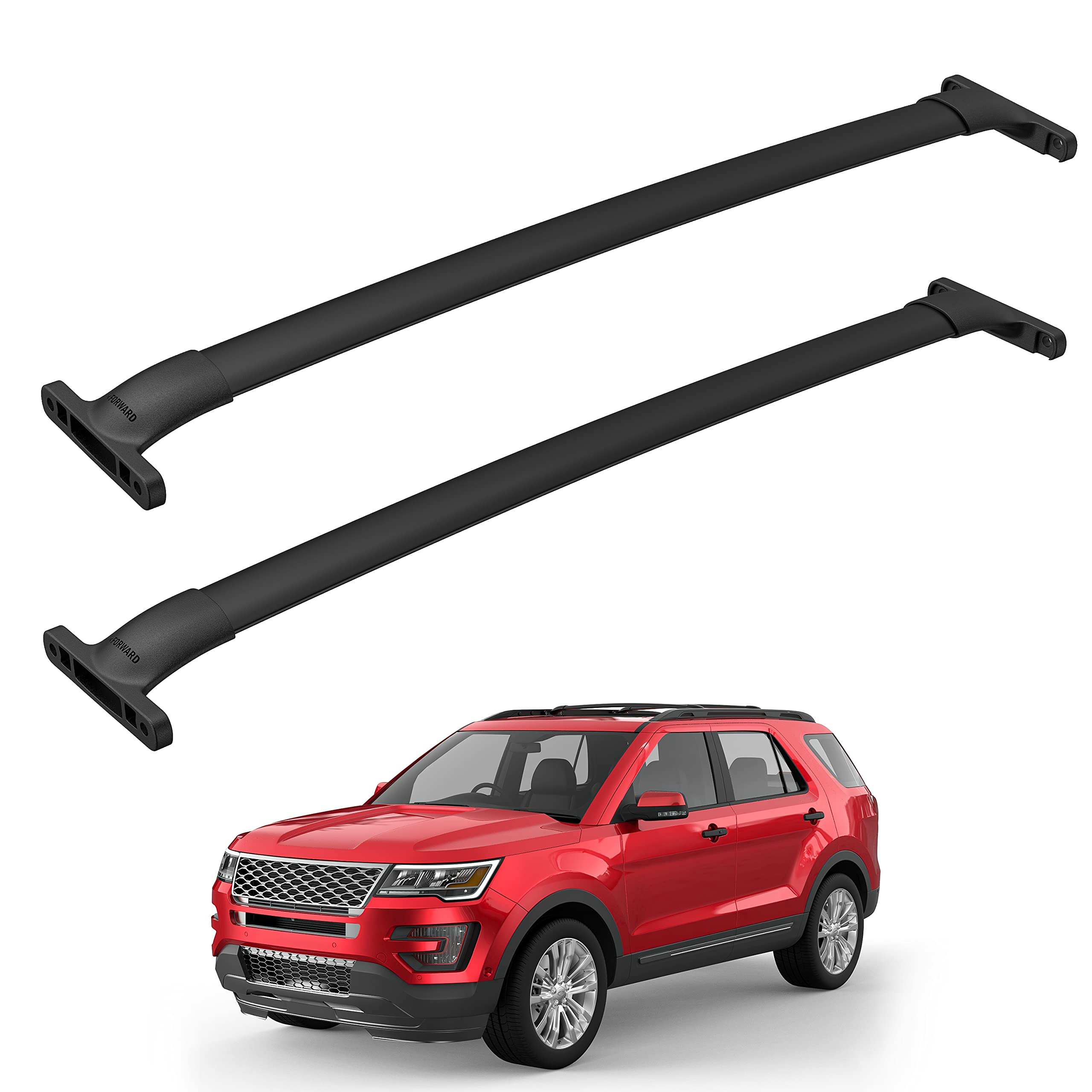 MOSTPLUS Roof Rack Cross Bar Rail Compatible for 2016 2017 2018 2019
