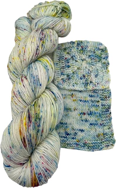 4 Ply Yarn Wool Hand Dyed 100g Skein Hank 75% Merino Wool 25% Nylon Knitting Crochet Sea Glass, Blue, Green, Yellow, Pink, Orange