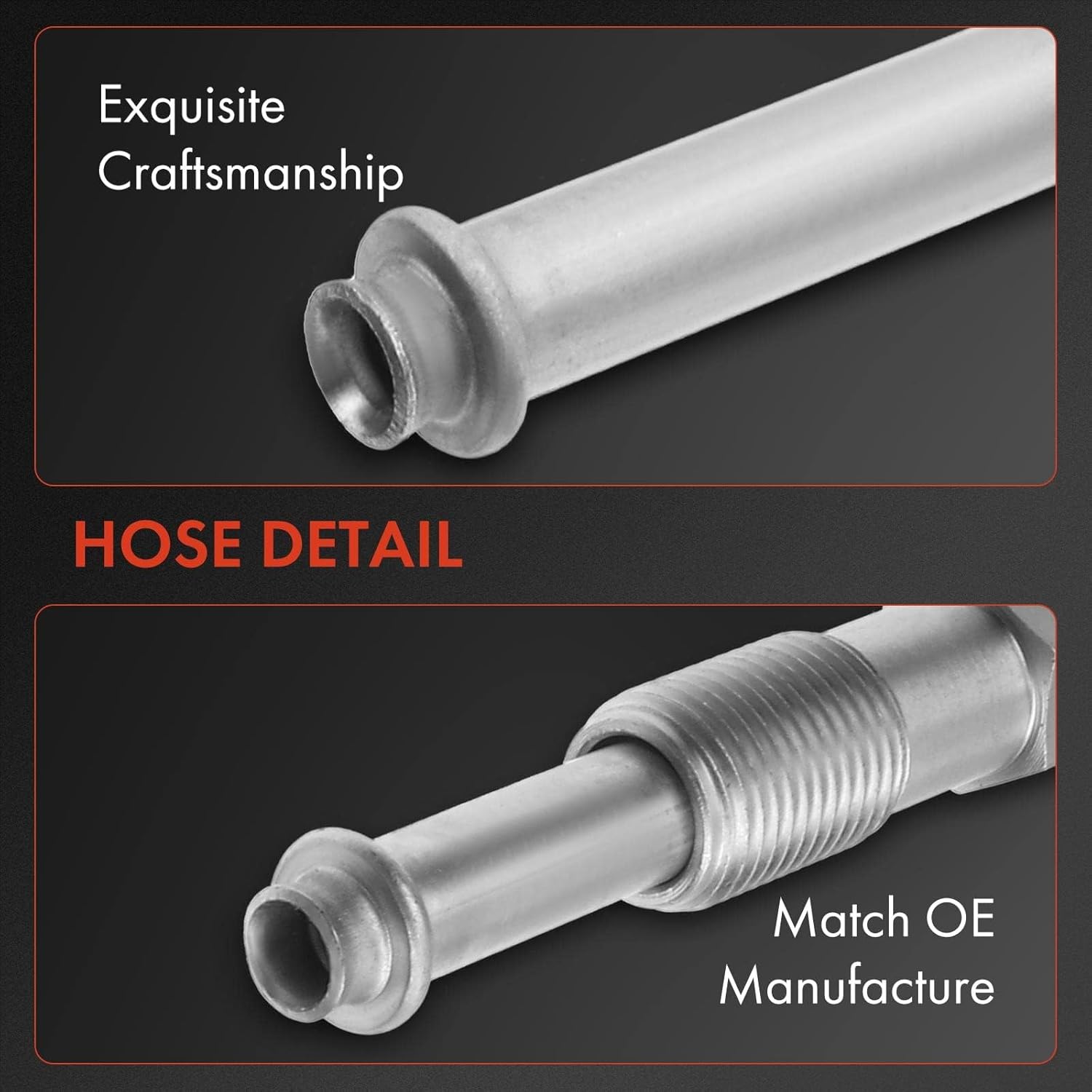 A-Premium Power Steering Pressure Hose Line Assembly Compatible with Dodge Durango 2000-2003, Dakota 2000-2004, 4.7L RWD, Pump to Gear/Rack