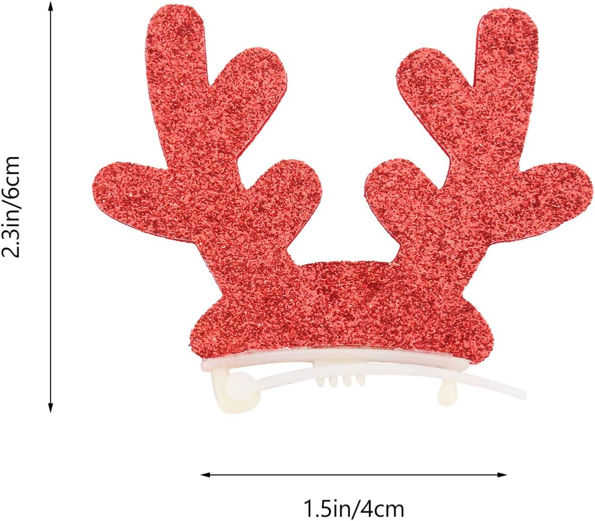 PRETYZOOM 3piezas Accesorios Para Mascotas Creativas Para Pelo Decoración Festiva Para Perros y Gatos Para Fotografía y Celebraciones De Navidad Rojo 6