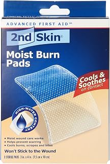 2nd Skin 2nd Skin Moist Burn Pads 3 Inches X 4 Inches Large, Large 3 Each (Pack of 2)