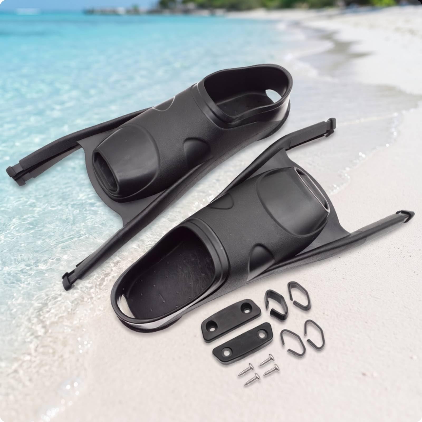 Calzans con Kit Montaje sin Talón Calzans Exnsiones para Pies Escarpines para Buceo con Propósito Extractivo, Buceo