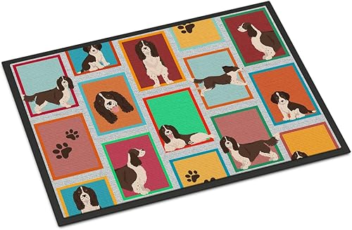 Vista 553 de Caroline's Treasures MLM1087MAT - Felpudo de perro de montaña bernés de 18 x 27 pulgadas, para interiores y exteriores, para entrada, Bernese