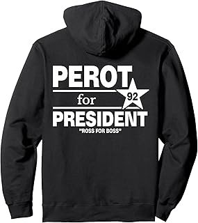 Perot For President Vintage Politcal Ross Perot Pullover Hoodie