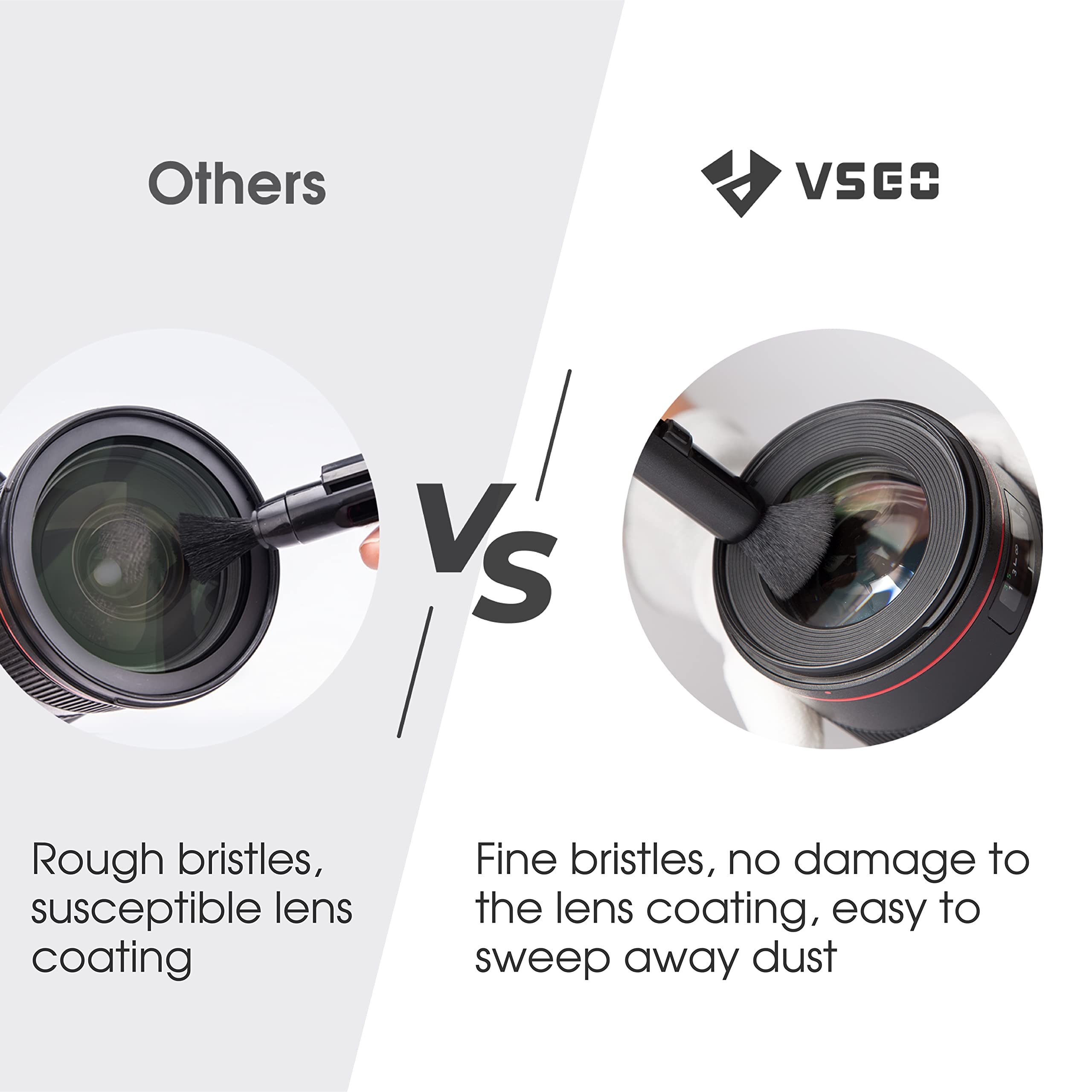 VSGO Power-Switch penna per la pulizia delle lenti V-P03E AR VR Occhiali Telefono Tablet Schermo Nudo Punta in Carbonio