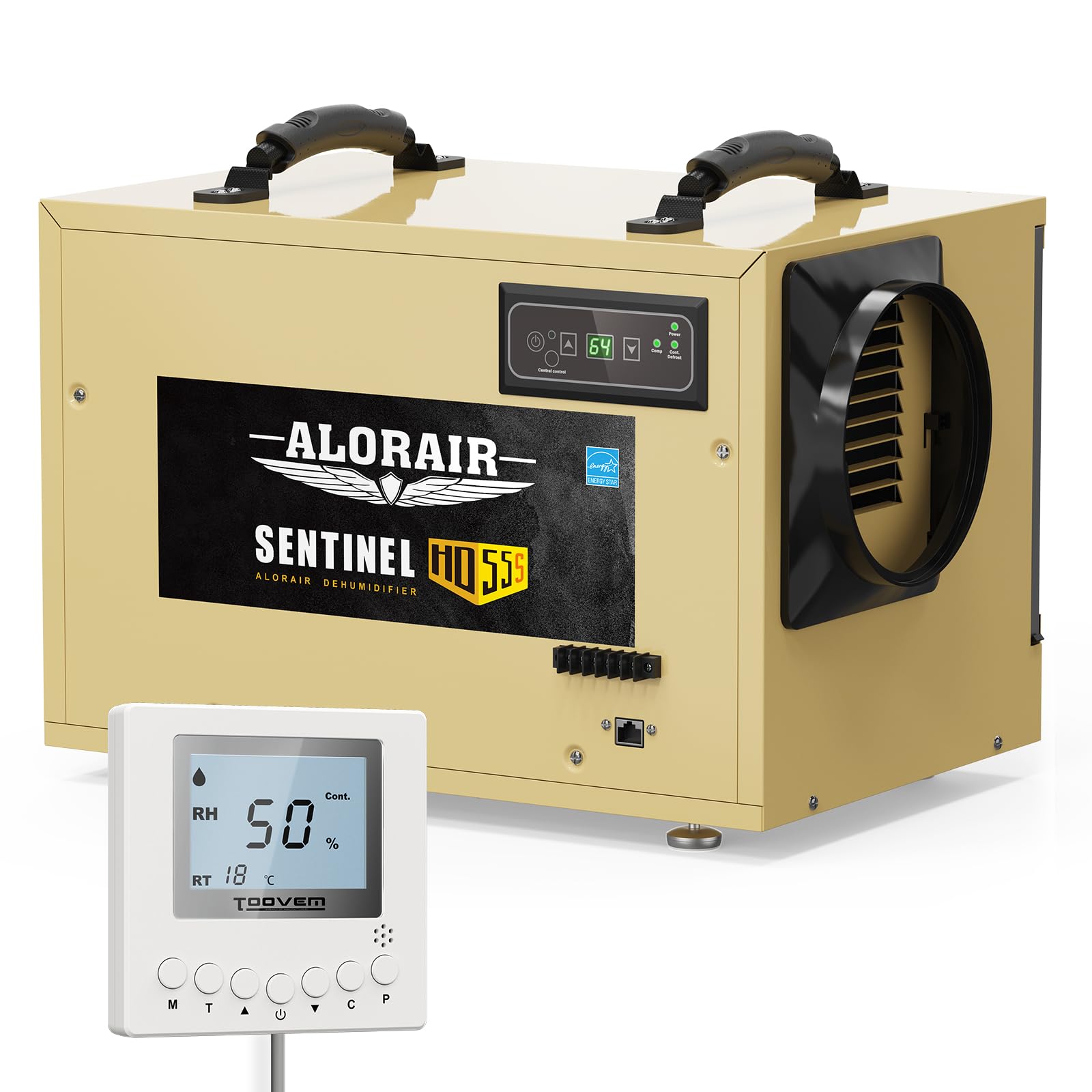 Crawlspace Dehumidifier Bundle with Remote Controller by ALORAIR – Commercial Grade