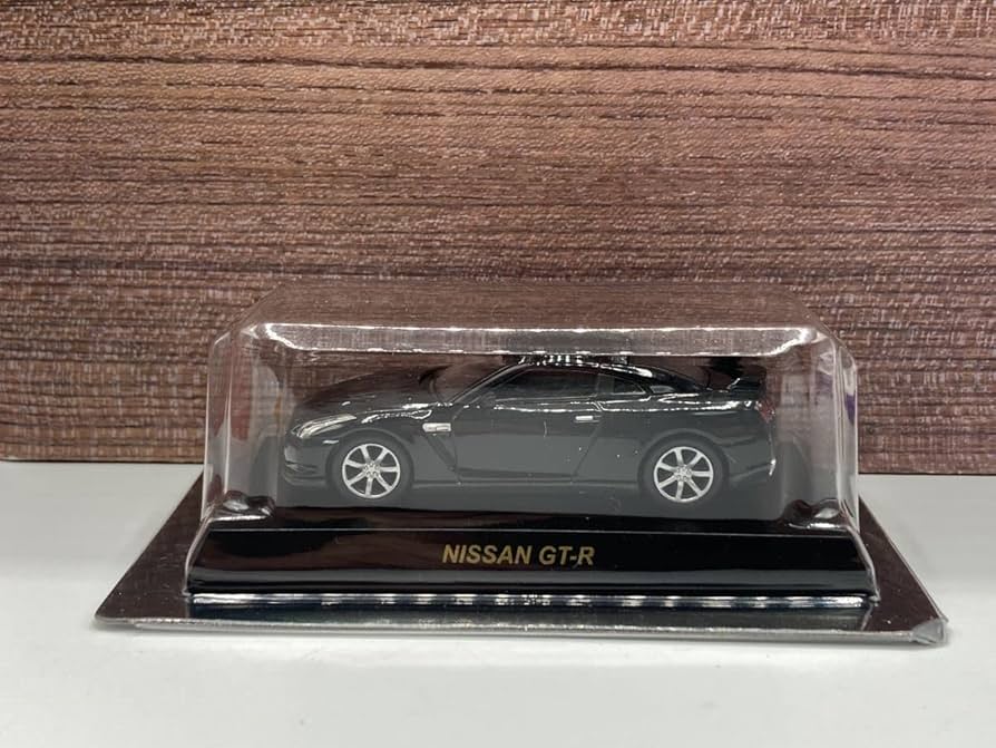 Amazon | 京商 1/64 日産 NISSAN GT-R R35 ブラック 黒ミニカー