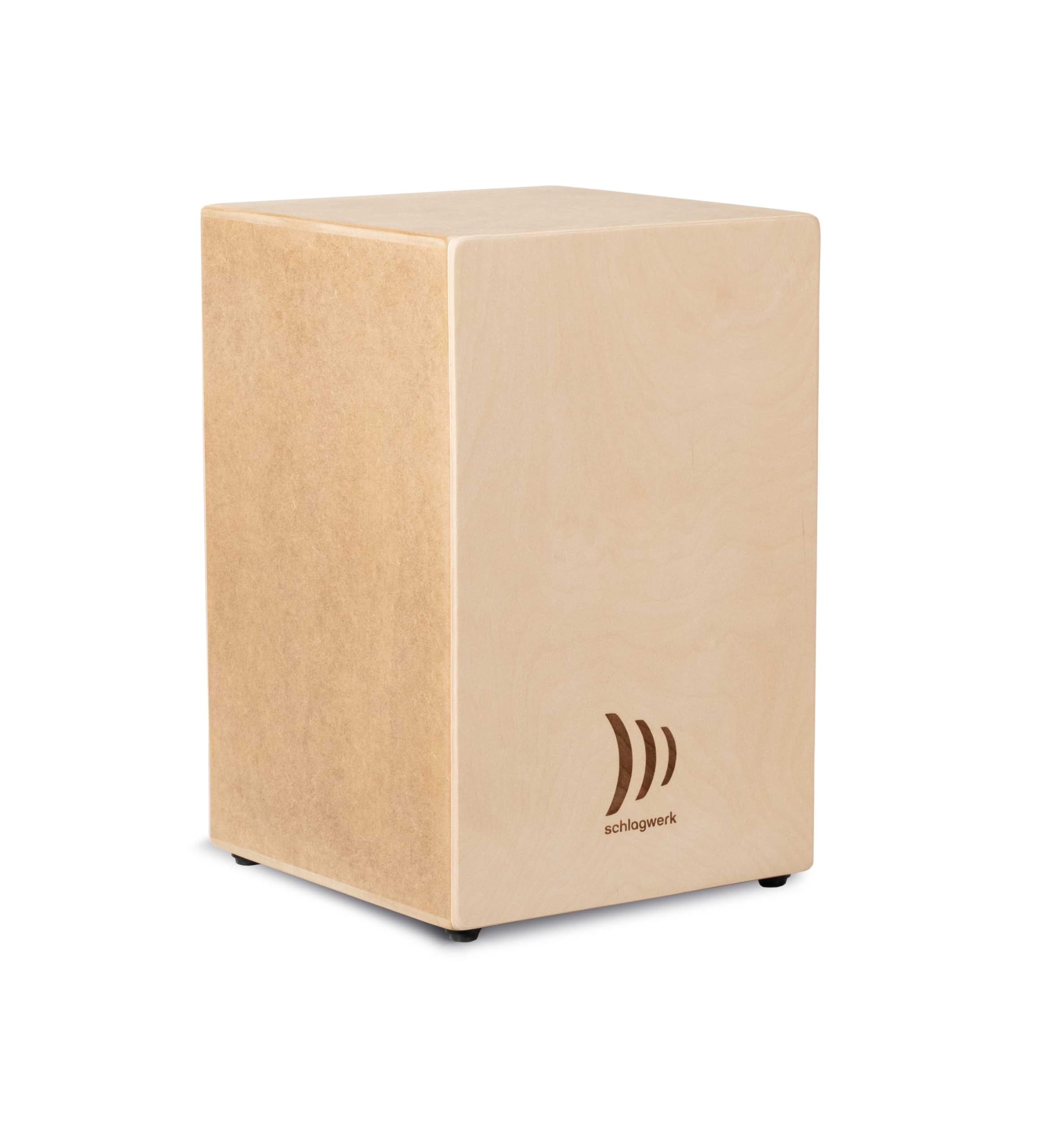 Schlagwerk CBA10S Cajon Medium Bausatz - helles Holz, Birke - 45 x 30 x 30 cm - mit Snare Funktion, Komplett inkl Spanngute und Leim - Cajon selbst bauen