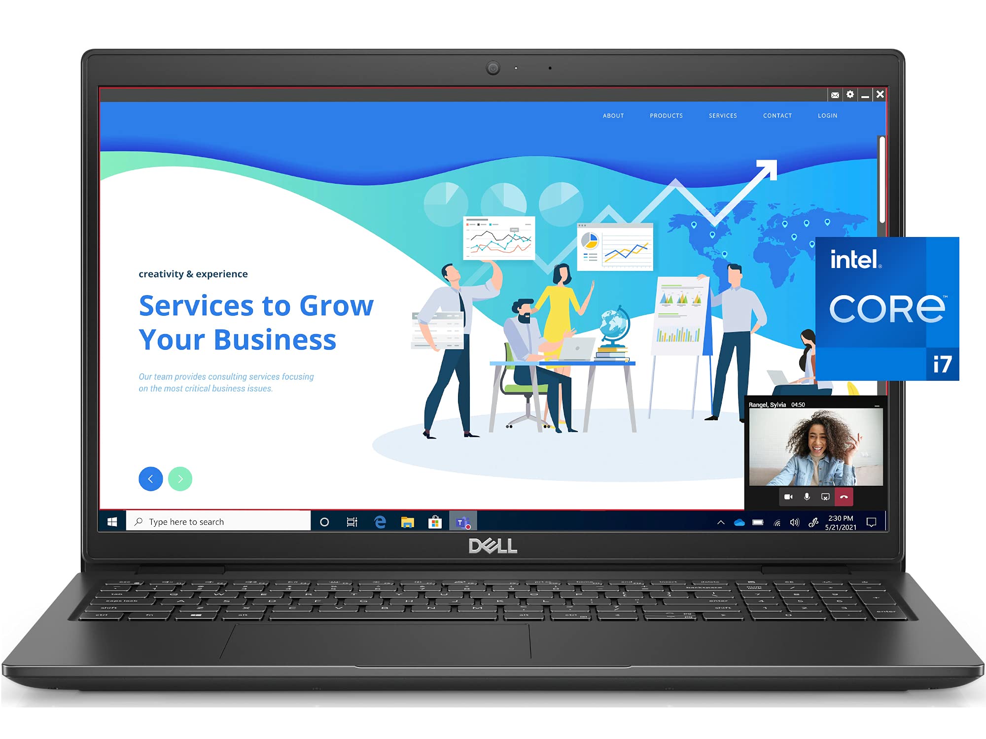 2021 Dell Business Laptop Latitude 3520, 15.6" FHD IPS Backlit Display, i7-1165G7, 16GB RAM, 512GB SSD, Webcam, WiFi 6, USB-C, HDMI, Win 10 Pro